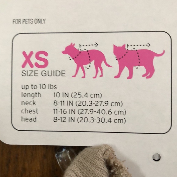 New dog sweatshirt.  Size XS.  Boots and Barkley.  Squirrel Patrol on back. - Picture 4 of 7